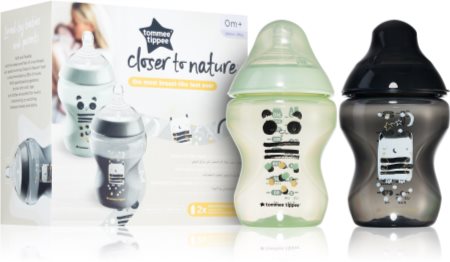 Tommee Tippee Closer To Nature Anti-colic Ollie and Pip baby bottle