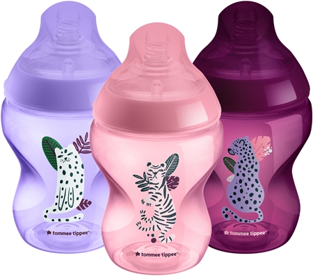 Tommee Tippee Closer To Nature Anti-colic Jungle Pinks baby bottle