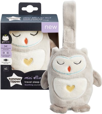 Tommee Tippee Grofriend Ollie the Owl móvil para bebé en colores de alto contraste con melodía