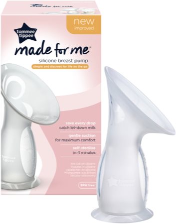 Tommee Tippee Made for Me Single Silicone extractor de leche materna