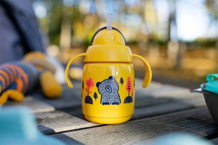 Tommee Tippee Superstar Straw Cup Yellow чашка з трубочкою