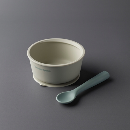Tommee Tippee EasiStick™ Silicone Bowl & Spoon silicone bowl with suction cup