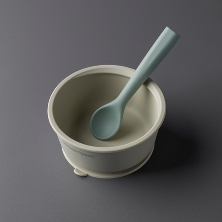 Tommee Tippee EasiStick™ Silicone Bowl & Spoon silicone bowl with suction cup