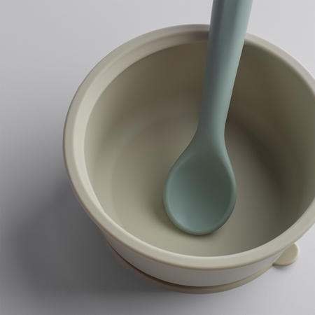 Tommee Tippee EasiStick™ Silicone Bowl & Spoon silicone bowl with suction cup