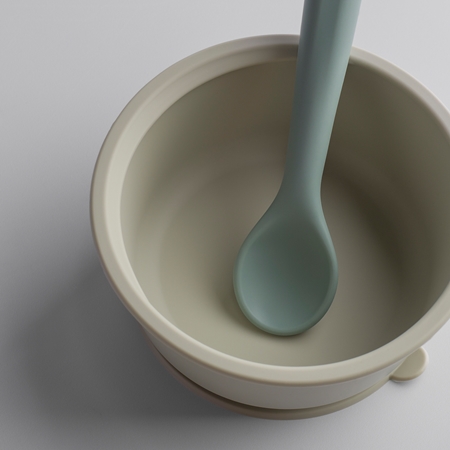 Tommee Tippee EasiStick™ Silicone Bowl & Spoon silicone bowl with suction cup