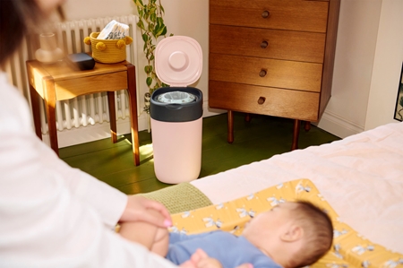 Tommee Tippee Twist & Click Pink kôš na plienky + kazeta do koša