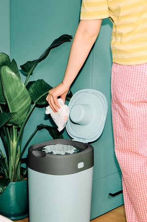 Tommee Tippee Twist & Click Blue kôš na plienky + kazeta do koša