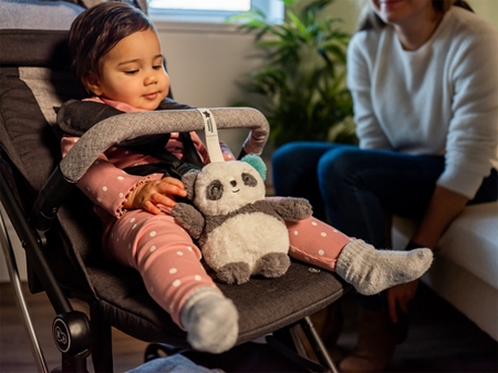 Tommee Tippee Grofriend Pip the Panda Kontrast-Spielzeug zum Aufhängen mit Melodie
