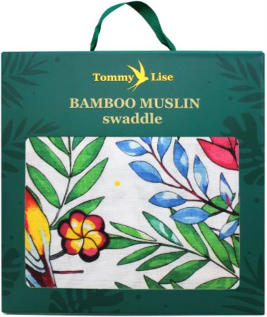 Tommy Lise Bamboo Muslin Swaddle Blooming Day couches en tissu