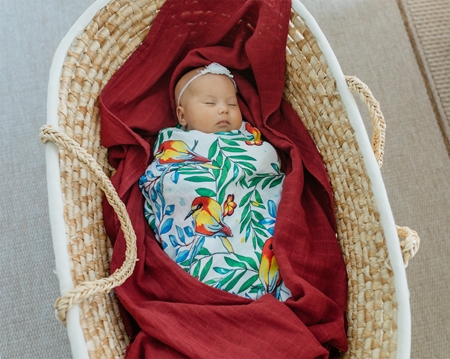 Tommy Lise Bamboo Muslin Swaddle Blooming Day muselinas