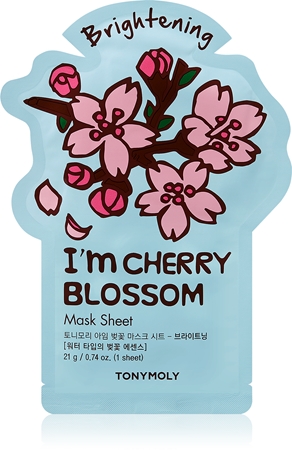 TONYMOLY I'm CHERRY BLOSSOM maschera in tessuto illuminante