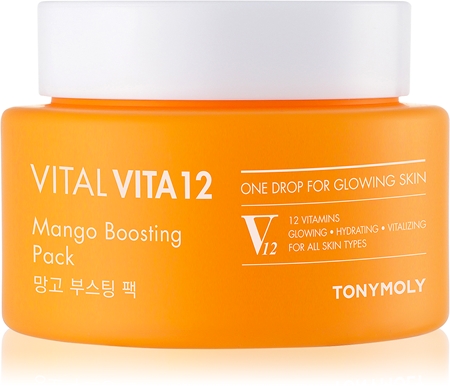 TONYMOLY Vital Vita 12 Mango feuchtigkeitsspendende und aufhellende Maske