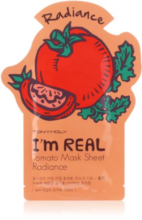 TONYMOLY I'm REAL Tomato Brightening and Revitalising Sheet Mask