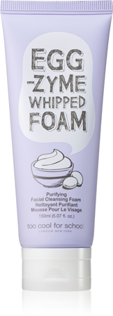 Too Cool For School Egg -Zyme Whipped Foam Cream Cleansing Foam with moisturising effect