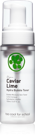 Too Cool For School Caviar Lime Hydra Bubble Toner hydratační tonikum pro citlivou a suchou pleť