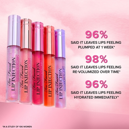 Too Faced Lip Injection Maximum Plump Extra Strength Lip Plumper Gloss dlouhotrvající lesk na rty pro extra objem