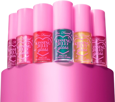Too Faced Kissing Jelly Lip Oil Gloss olejový lesk na rty pro intenzivní hydrataci