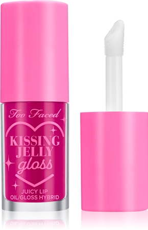 Too Faced Kissing Jelly Lip Oil Gloss Oil-Lipgloss für intensive Hydratisierung