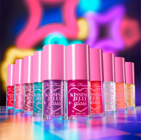 Too Faced Kissing Jelly Lip Oil Gloss aliejinis lūpų blizgis intensyviai drėkinantis