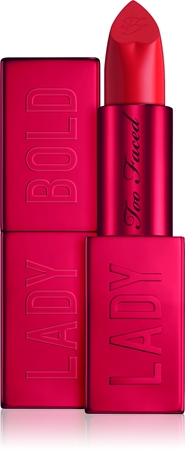 Too Faced Lady Bold Cream Lipstick Cremiger Lippenstift für einen langanhaltenden Effekt