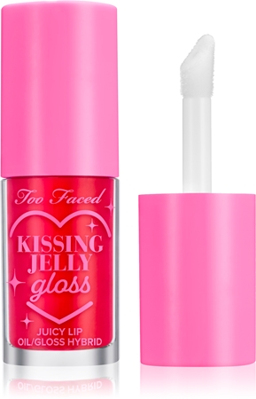Too Faced Kissing Jelly Lip Oil Gloss aliejinis lūpų blizgis intensyviai drėkinantis