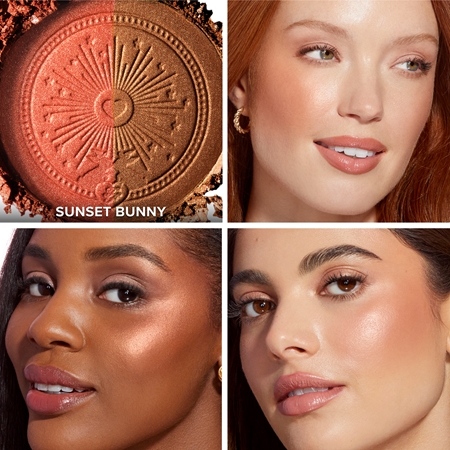 Too Faced Sun Bunny Blushing Bronzer bronzer in rdečilo