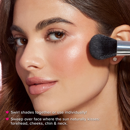 Too Faced Sun Bunny Blushing Bronzer bronzer in rdečilo