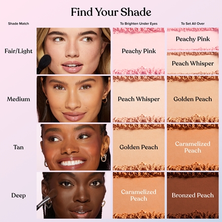 Too Faced Peach Perfector Setting Powder birstošais fiksējošais pūderis