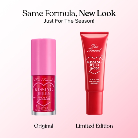 Too Faced Holiday Kissing Jelly Lip Oil Gloss Collection Dāvanu komplekts