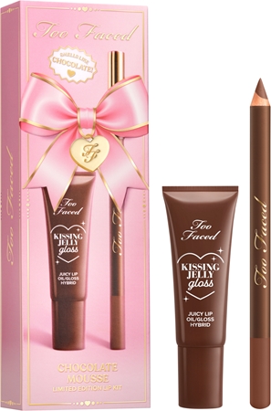 Too Faced Holiday Chocolate Mousse Lip Kit poklon set
