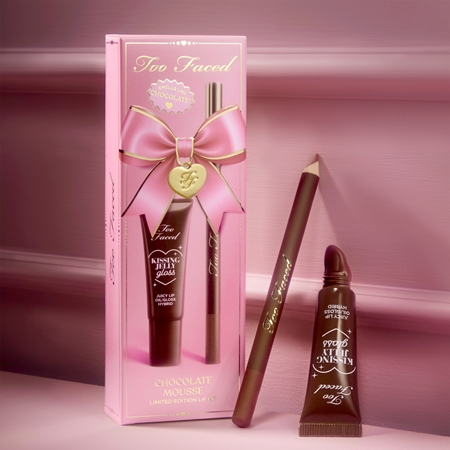 Too Faced Holiday Chocolate Mousse Lip Kit poklon set