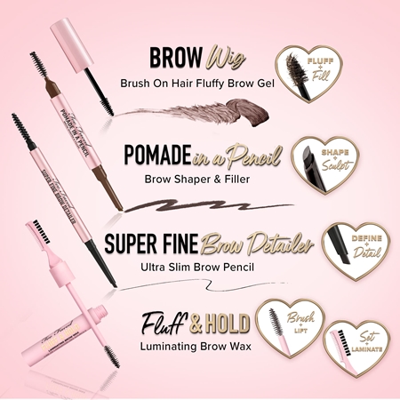 Too Faced Super Fine Brow Detailer Eyebrow Pencil ilgai išliekančio antakių kontūro pieštukas
