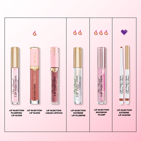 Too Faced Lip Injection Plumping Lip Gloss langlebiger Lipgloss für mehr Lippenvolumen