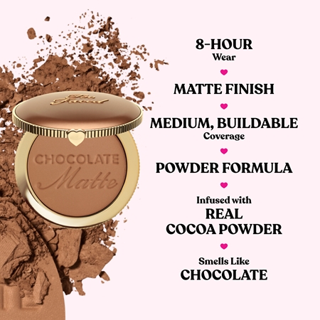 Too Faced Chocolate Soleil Matte Bronzer bronzer with matt effect