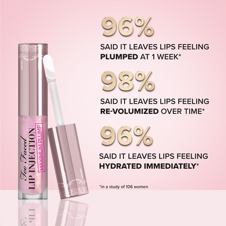 Too Faced Lip Injection Maximum Plump Extra Strength Lip Plumper Gloss Travel Size langlebiger Lipgloss für extra Volumen