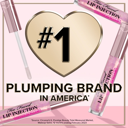 Too Faced Lip Injection Maximum Plump Extra Strength Lip Plumper Gloss Travel Size langlebiger Lipgloss für extra Volumen