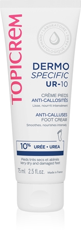 Topicrem UR-10 Anti-Calluses Foot Cream crème pieds nutrition et hydratation