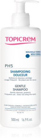 Topicrem PH5 Gentle Shampoo sanftes Shampoo für jeden Tag für empfindliche Kopfhaut