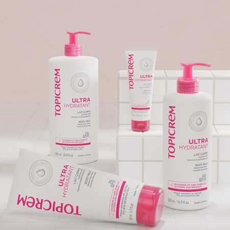 Topicrem UH BODY Ultra-Moisturizing Body Milk Deep Moisturizing Body Lotion for dry and sensitive skin