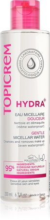 Topicrem UH FACE Gentle Micellar Water eau micellaire nettoyante douce pour peaux et yeux sensibles