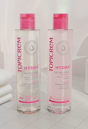 Topicrem UH FACE Gentle Micellar Water jemná čisticí micelární voda pro citlivou pleť a oči