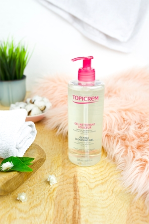 Gentle cleansing gel store face hair body