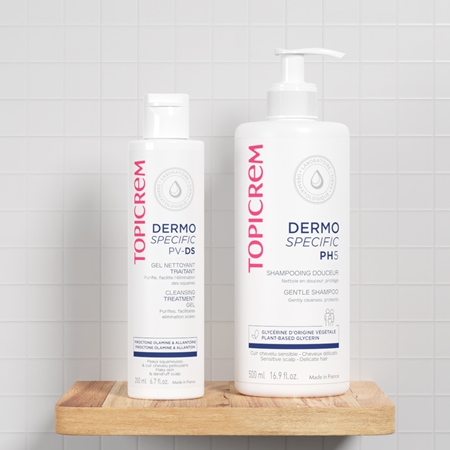 Topicrem PV/DS Cleansing Gel Gel doccia corpo e cuoio capelluto