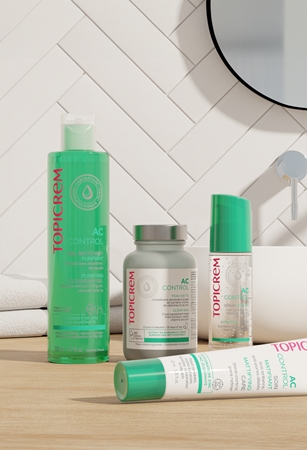 Topicrem AC Purifying Cleansing Gel tiefenreinigendes Gel für fettige und empfindliche Haut