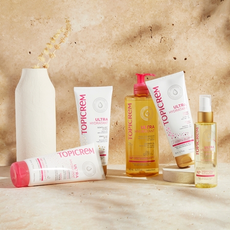 Topicrem UH BODY Ultra-Moisturizing Sparkling Body leite corporal intensamente hidratante com glitter