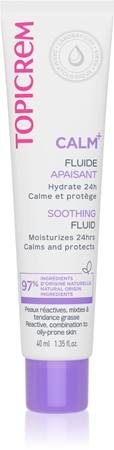 Topicrem UH FACE CALM+ Soothing Fluid Lindrande och fuktgivande vätska För intolerant hud