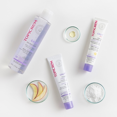 Topicrem UH FACE CALM+ Soothing Fluid Lindrande och fuktgivande vätska För intolerant hud