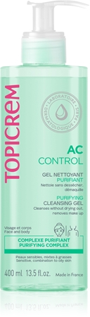 Topicrem AC Purifying Cleansing Gel gel di pulizia profonda per pelli grasse e sensibili