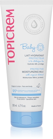Topicrem BABY My 1st Ultra-Moisturizing Milk ενυδατικό γαλάκτωμα για σώμα και πρόσωπο για ξηρό και ευαίαισθητο δέρμα