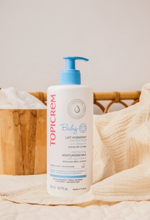 Topicrem BABY My 1st Ultra-Moisturizing Milk leite hidratante para corpo e rosto para peles secas e sensíveis